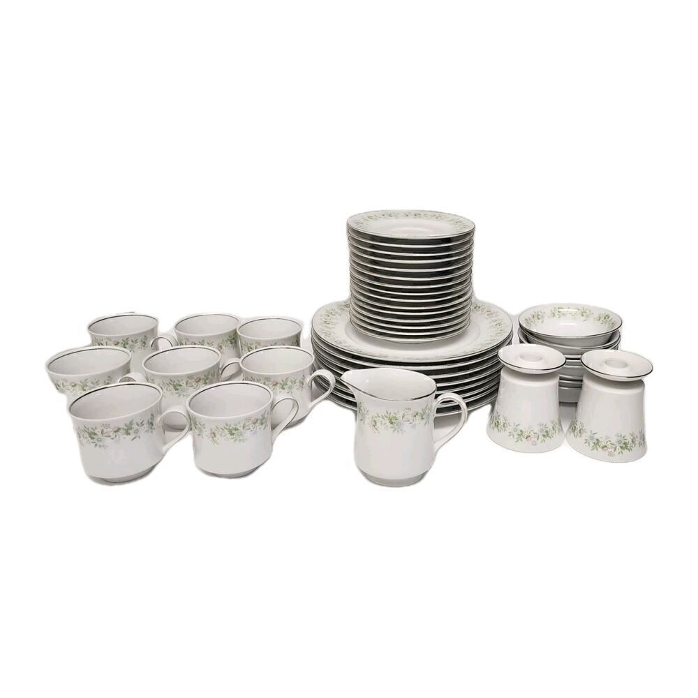Forever Spring by JOHANN HAVILAND VTG 1970s Porcelain Dinnerware 42PC Set